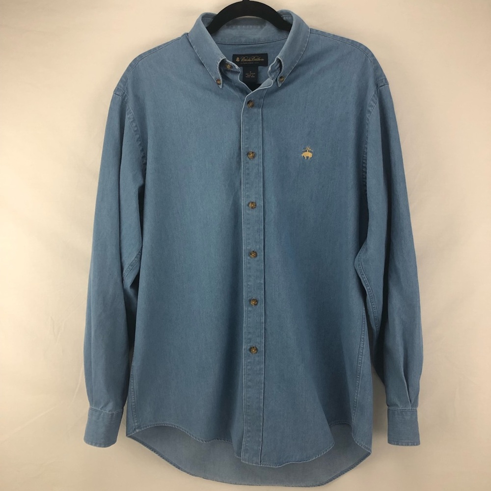 Brooks Brother Denim Dress Shirt
